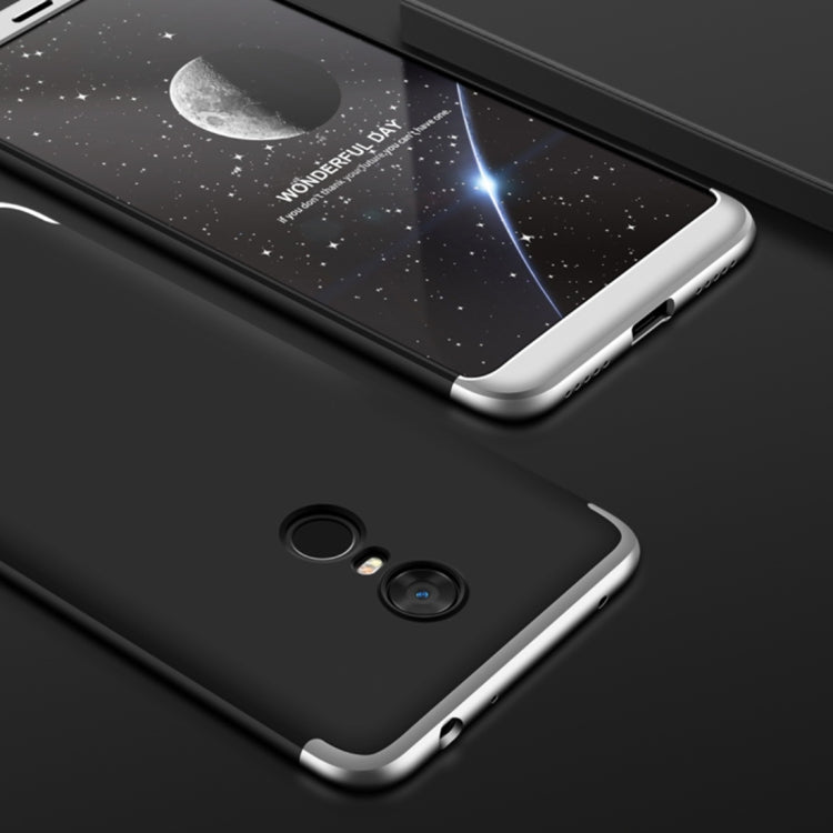 GKK Xiaomi Redmi 5 Plus Three Stage Splicing 360 Degree Full Coverage PC Protective Case Back Cover