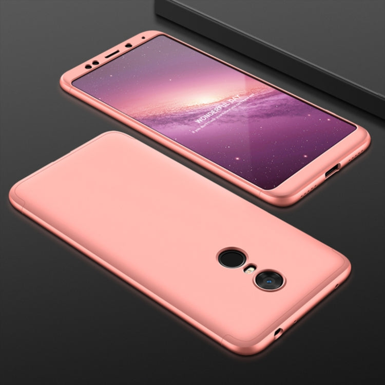 GKK Xiaomi Redmi 5 Plus Three Stage Splicing 360 Degree Full Coverage PC Protective Case Back Cover