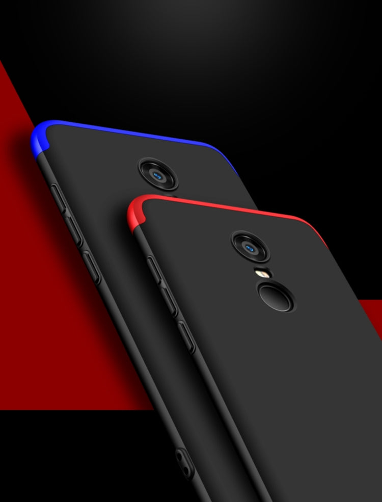 GKK Xiaomi Redmi 5 Plus Three Stage Splicing 360 Degree Full Coverage PC Protective Case Back Cover