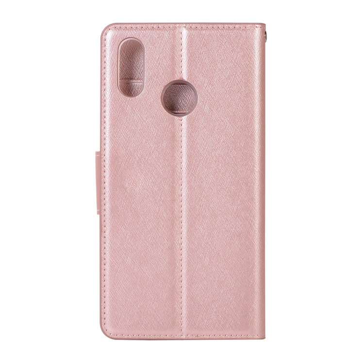 Silk Texture Horizontal Flip Leather Case for Xiaomi Mi Max 3, with Holder & Card slots & Wallet & Photo Frame