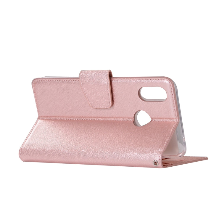 Silk Texture Horizontal Flip Leather Case for Xiaomi Mi Max 3, with Holder & Card slots & Wallet & Photo Frame