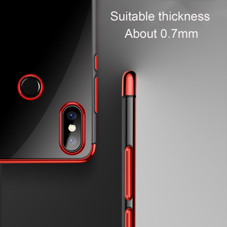 CAFELE Ultra-thin Electroplating Soft TPU Case for Xiaomi MI 8