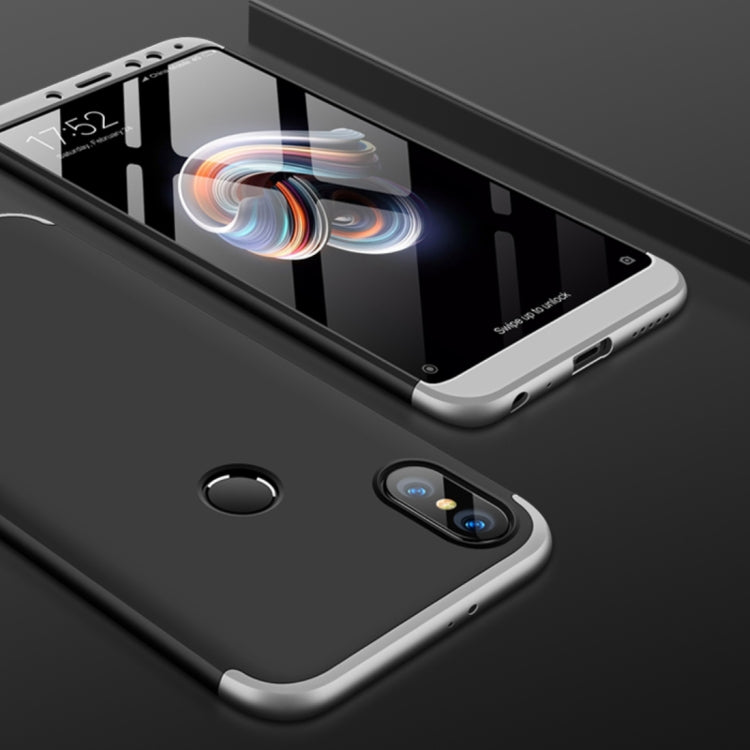 GKK Xiaomi Redmi Note 5 Pro Three Stage Splicing 360 Degree Full Coverage PC Protective Case Back Cover