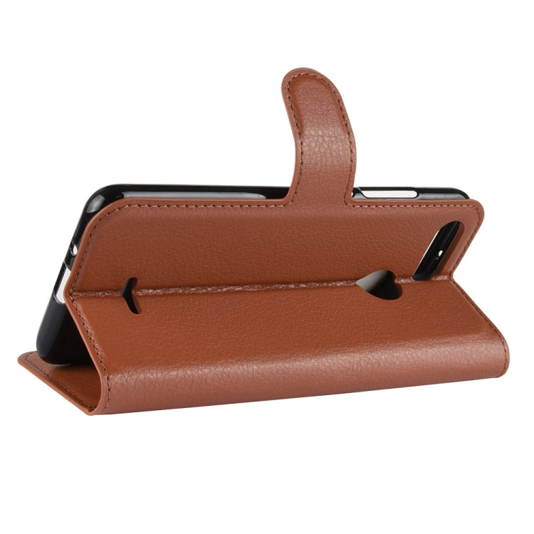 Litchi Texture Horizontal Flip Leather Case for Xiaomi Redmi 6, with Wallet & Holder & Card Slots