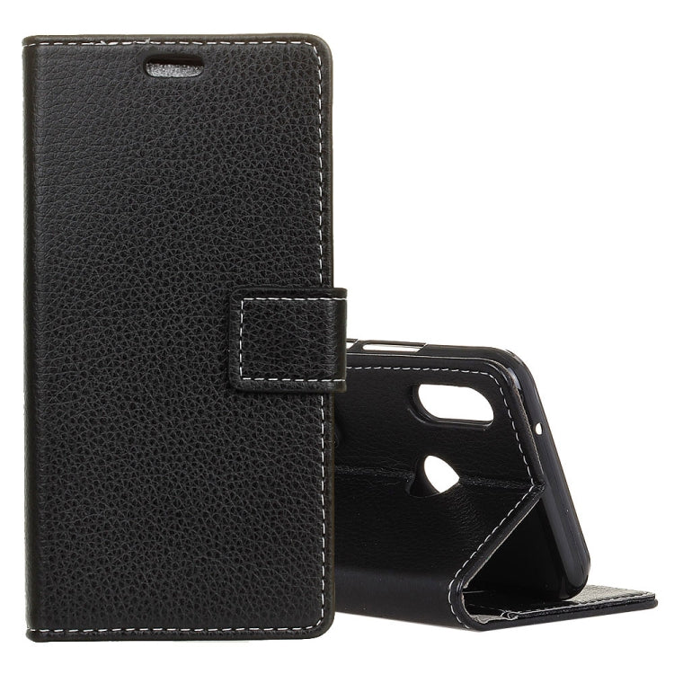 Litchi Texture Horizontal Flip Leather Case for Xiaomi Redmi Note 6 Pro, with Holder & Card Slots & Wallet