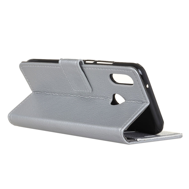 Litchi Texture Horizontal Flip Leather Case for Xiaomi Redmi Note 6 Pro, with Holder & Card Slots & Wallet