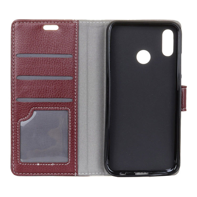 Litchi Texture Horizontal Flip Leather Case for Xiaomi Redmi Note 6 Pro, with Holder & Card Slots & Wallet