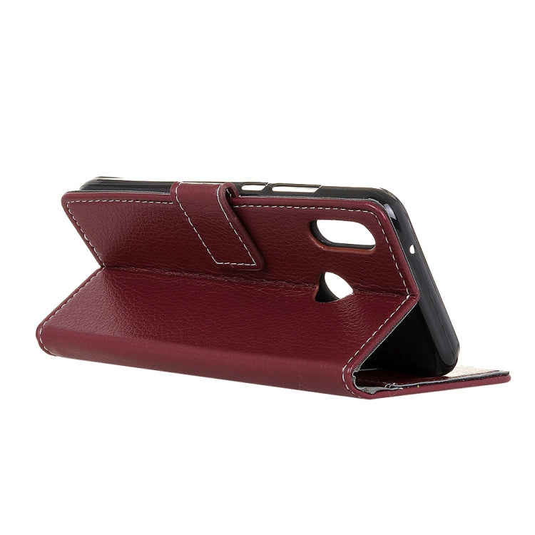 Litchi Texture Horizontal Flip Leather Case for Xiaomi Redmi Note 6 Pro, with Holder & Card Slots & Wallet