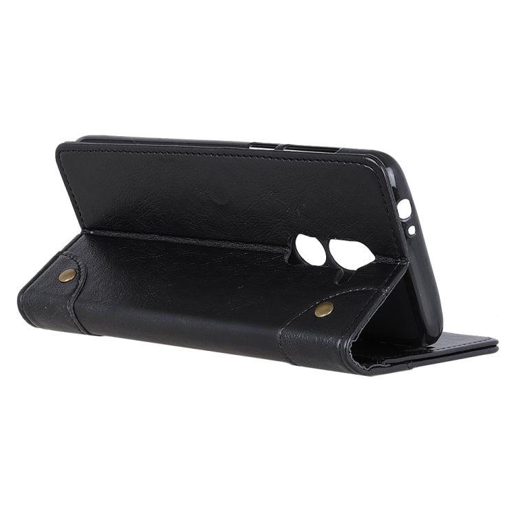 Copper Buckle Nappa Texture Horizontal Flip Leather Case for Xiaomi Pocophone F1, with Holder & Card Slots & Wallet