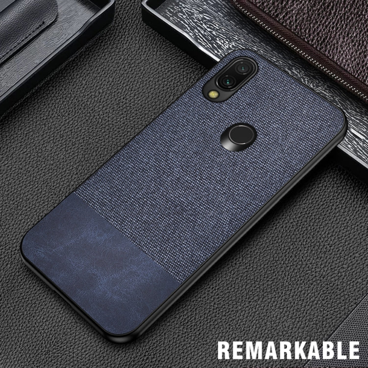 Shockproof Splicing PU + Cloth Protective Case for Xiaomi Redmi 7