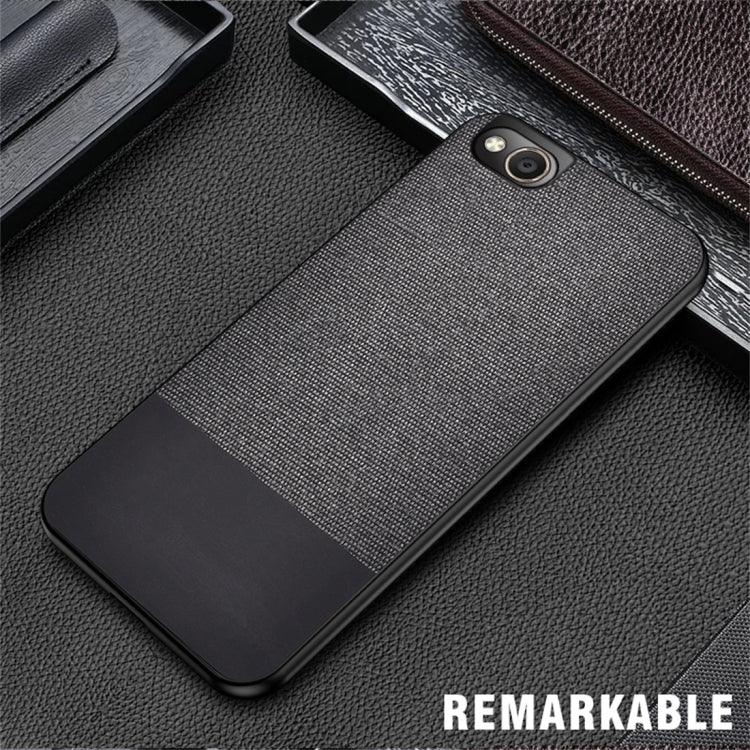 Shockproof Splicing PU + Cloth Protective Case for Xiaomi Redmi Go