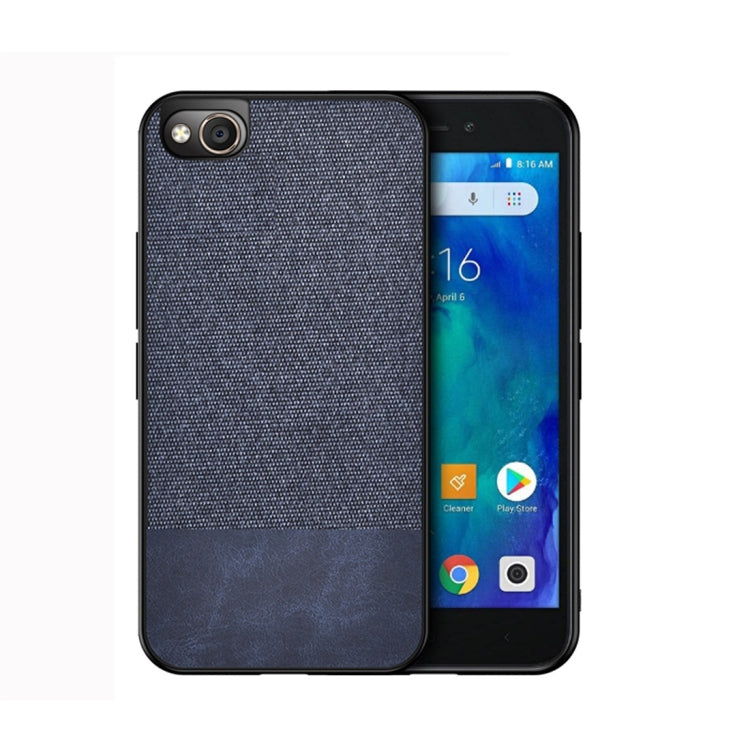 Shockproof Splicing PU + Cloth Protective Case for Xiaomi Redmi Go