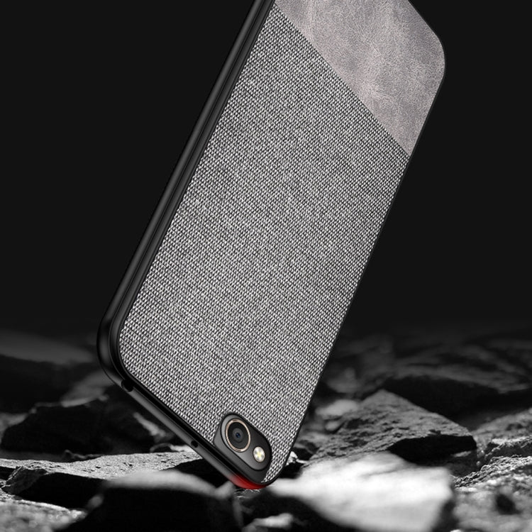 Shockproof Splicing PU + Cloth Protective Case for Xiaomi Redmi Go