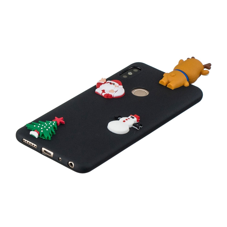 3D Paster Christmas Elk Pattern TPU Protective Case for Xiaomi Redmi Note 5 Pro