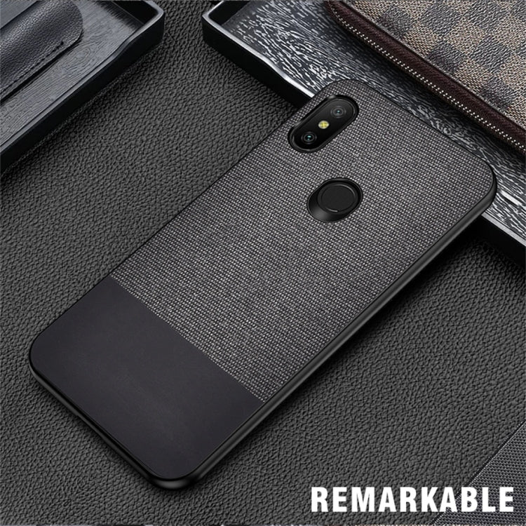 Shockproof Splicing PU + Cloth Protective Case for Xiaomi Redmi 6 Pro