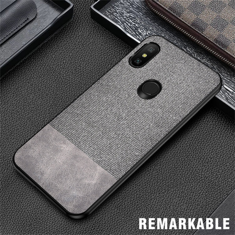 Shockproof Splicing PU + Cloth Protective Case for Xiaomi Redmi 6 Pro