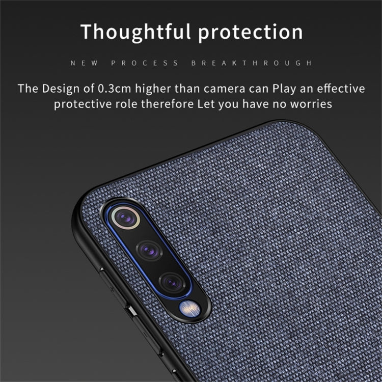 Shockproof Splicing PU + Cloth Protective Case for Xiaomi Mi 9