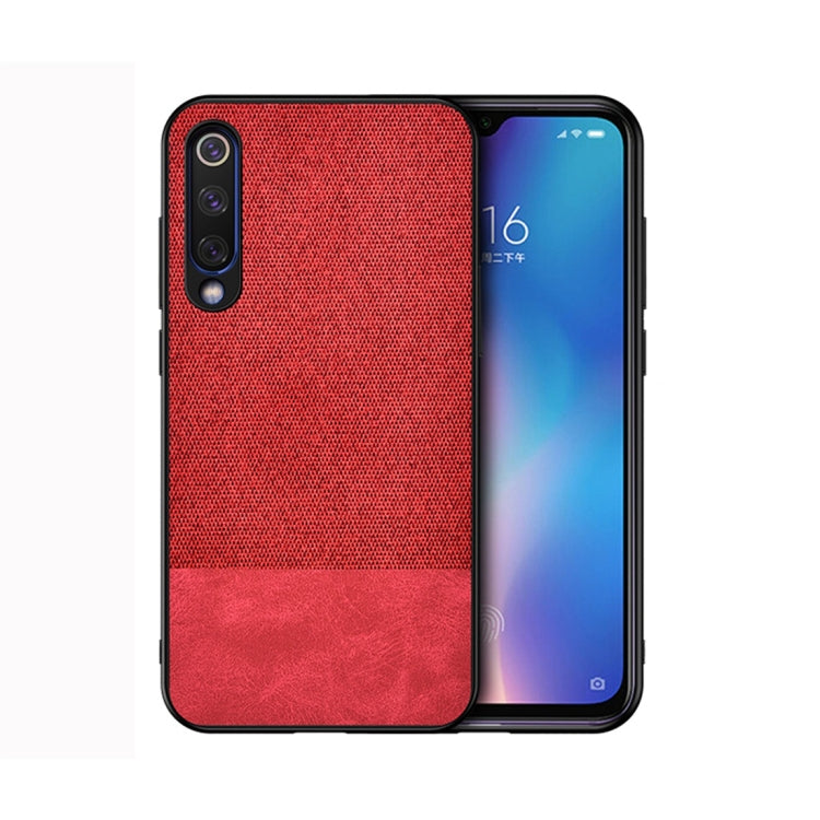 Shockproof Splicing PU + Cloth Protective Case for Xiaomi Mi 9