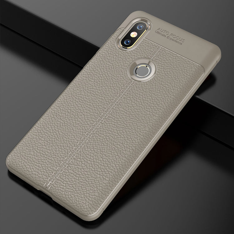 For Xiaomi MI Mix 2S Litchi Texture Soft TPU Protective Case