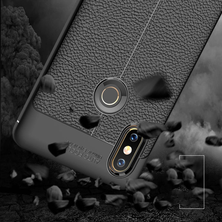 For Xiaomi MI Mix 2S Litchi Texture Soft TPU Protective Case