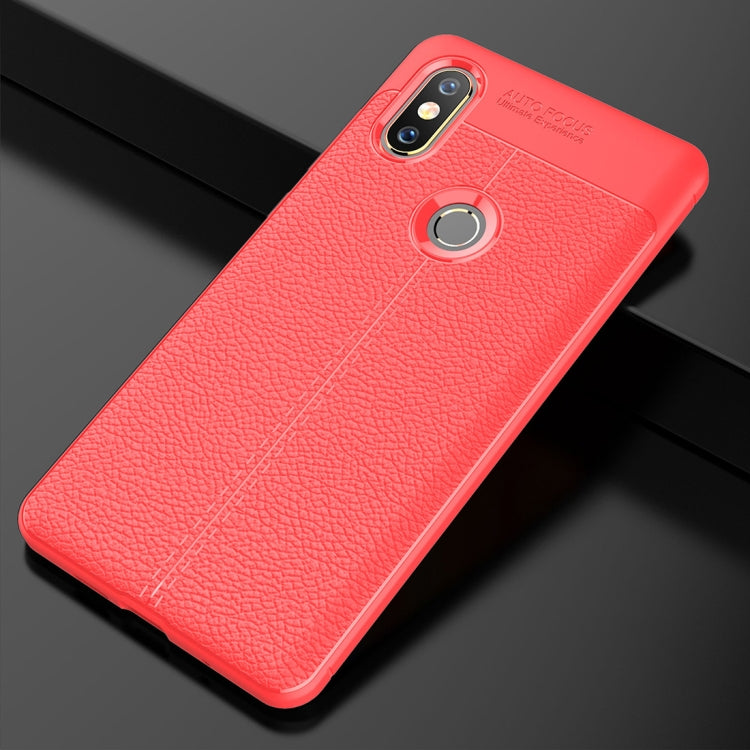 For Xiaomi MI Mix 2S Litchi Texture Soft TPU Protective Case