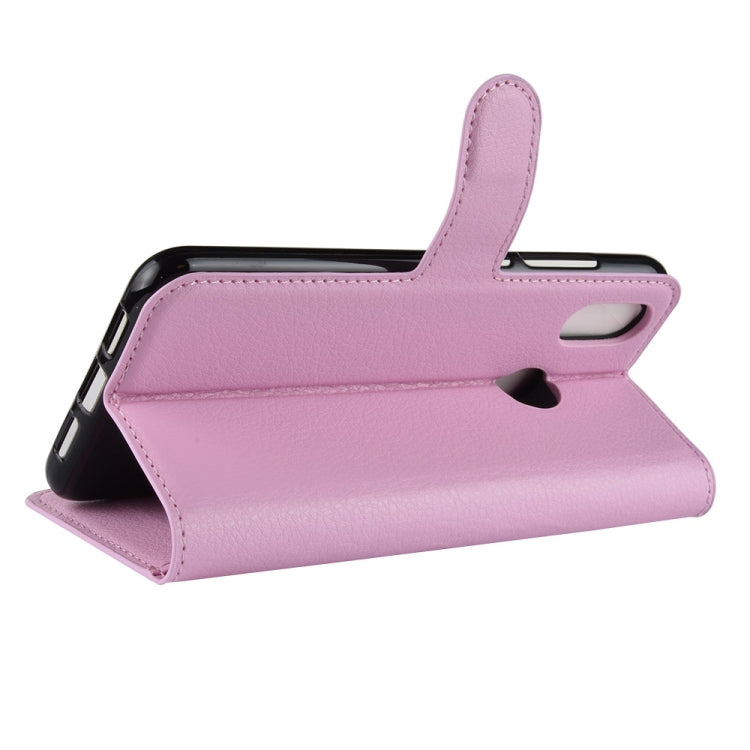 Litchi Texture Horizontal Flip Leather Case for Xiaomi Mi 8, with Wallet & Holder & Card Slots