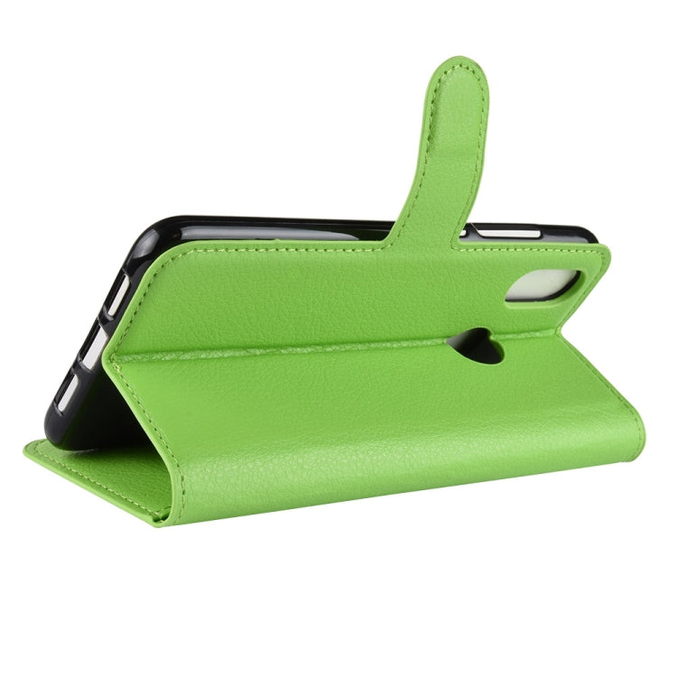 Litchi Texture Horizontal Flip Leather Case for Xiaomi Mi 8, with Wallet & Holder & Card Slots