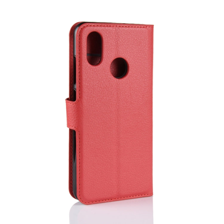 Litchi Texture Horizontal Flip Leather Case for Xiaomi Mi 8, with Wallet & Holder & Card Slots
