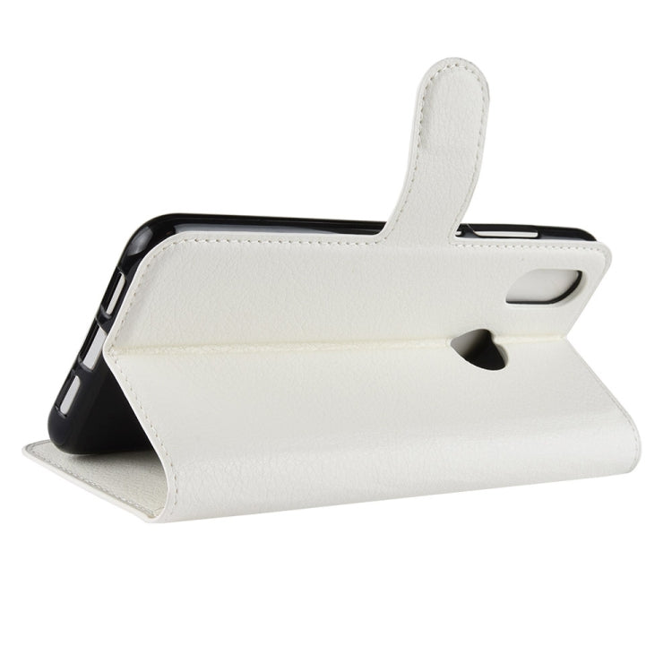 Litchi Texture Horizontal Flip Leather Case for Xiaomi Mi 8, with Wallet & Holder & Card Slots