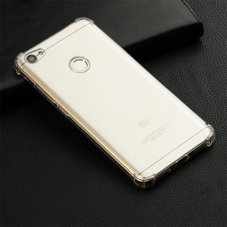 Shockproof TPU Protective Case for Xiaomi Redmi Note 5A Prime / Redmi Y1 (Transparent)