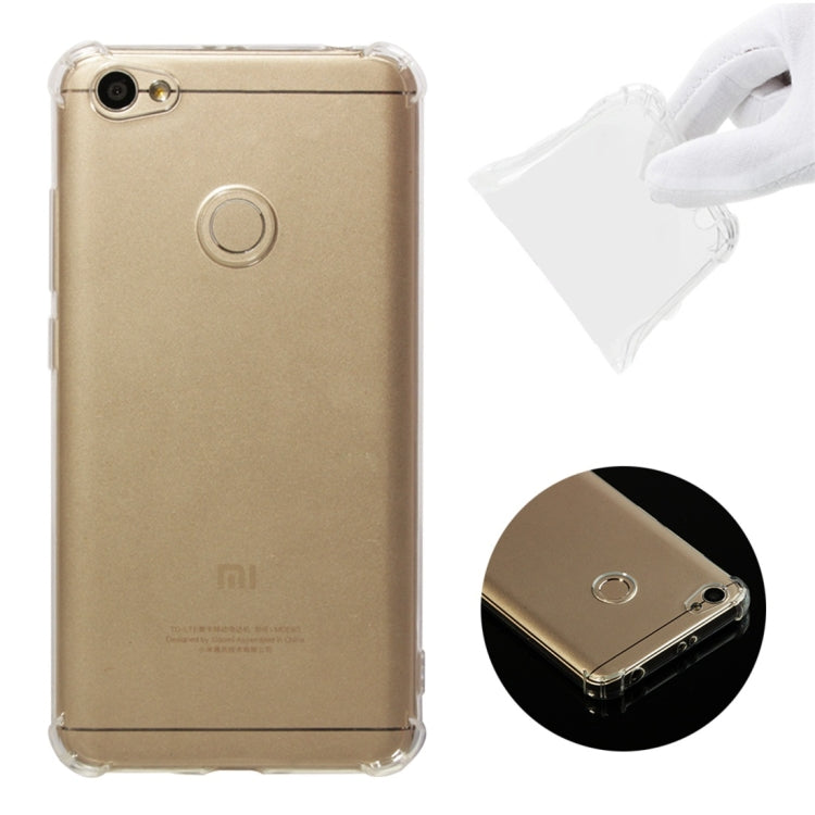 Shockproof TPU Protective Case for Xiaomi Redmi Note 5A Prime / Redmi Y1 (Transparent)