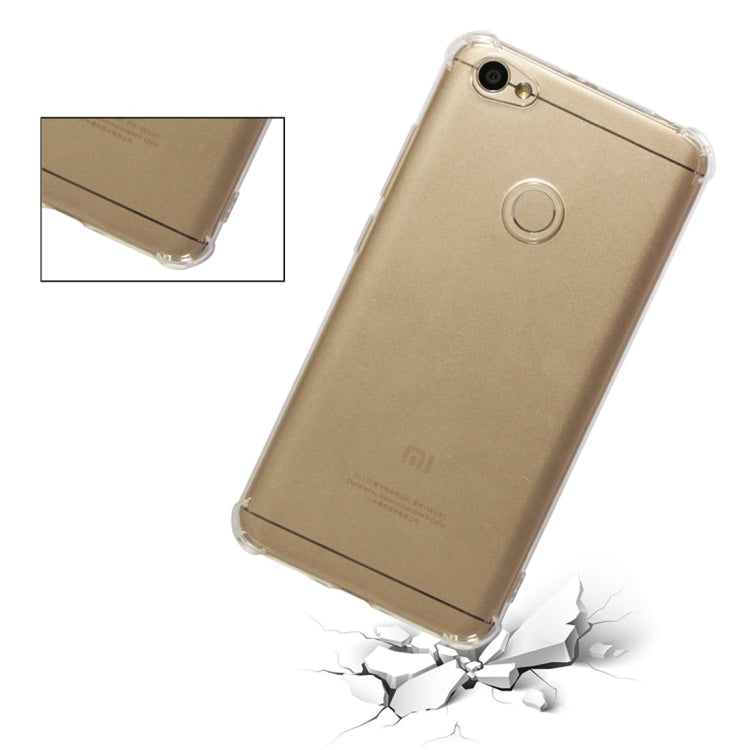 Shockproof TPU Protective Case for Xiaomi Redmi Note 5A Prime / Redmi Y1 (Transparent)
