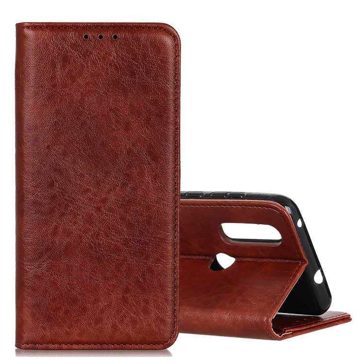 Magnetic Crazy Horse Texture Horizontal Flip Leather Case for Xiaomi Redmi 7, with Holder & Card Slots & Wallet