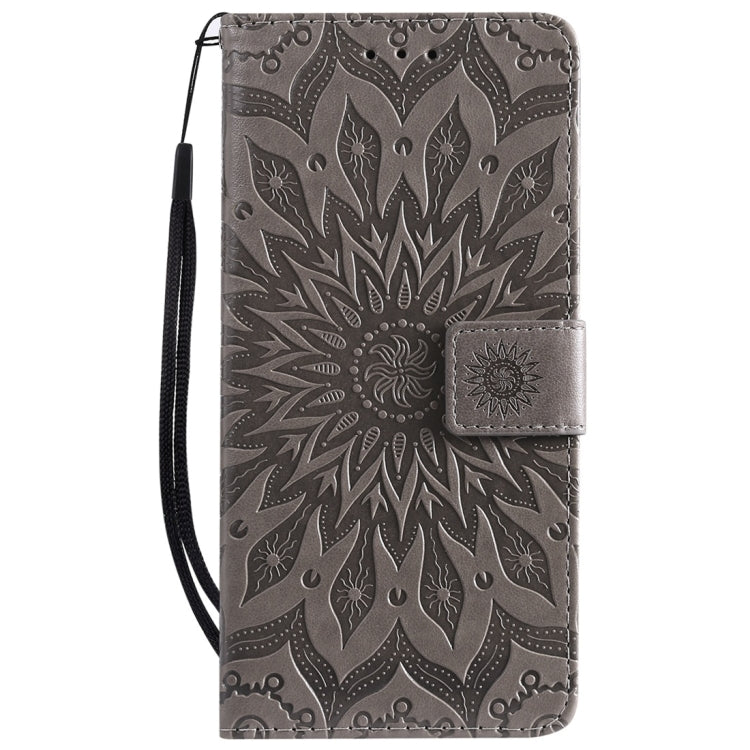 Sun Embossing Pattern Horizontal Flip Leather Case for Xiaomi Redmi Note 7, with Card Slot & Holder & Wallet & Lanyard