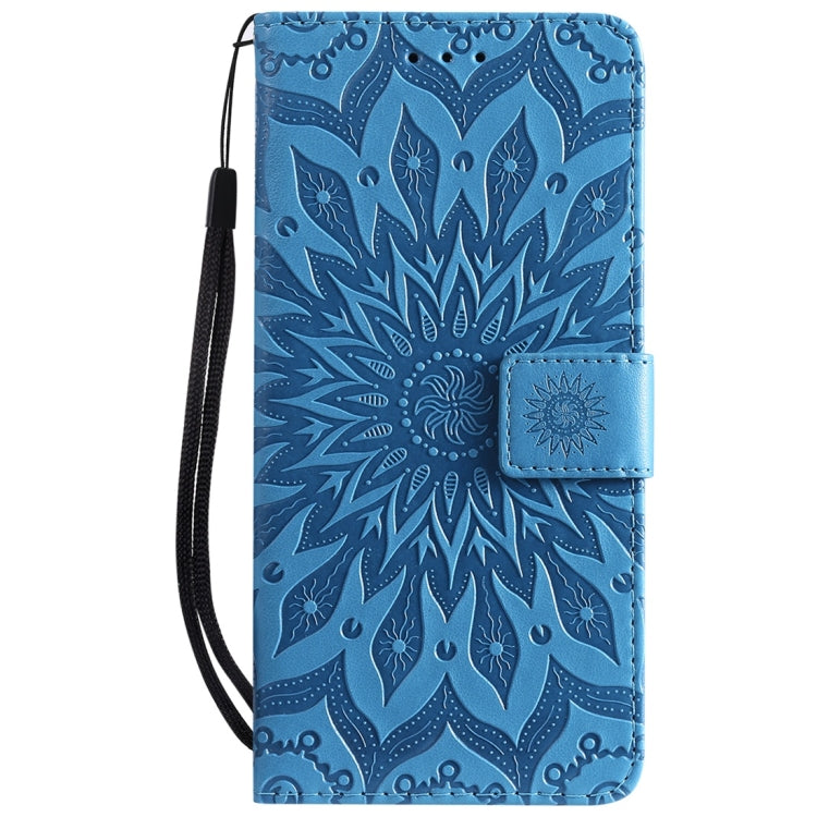 Sun Embossing Pattern Horizontal Flip Leather Case for Xiaomi Redmi Note 7, with Card Slot & Holder & Wallet & Lanyard