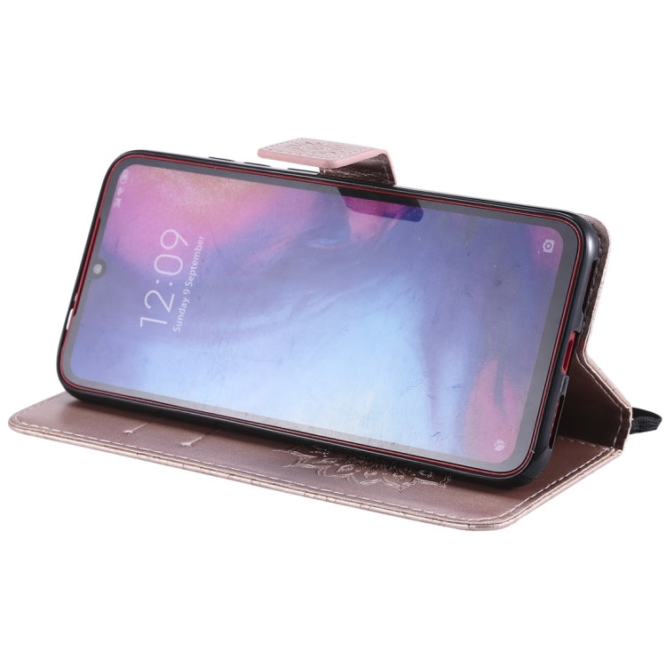 Sun Embossing Pattern Horizontal Flip Leather Case for Xiaomi Redmi Note 7, with Card Slot & Holder & Wallet & Lanyard