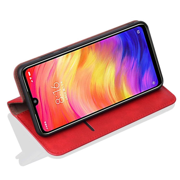 Casual Style Retro Crazy Horse Texture Horizontal Flip Leather Case for Xiaomi Redmi 7 / Y3 / S3, with Card Slots & Holder & Wallet