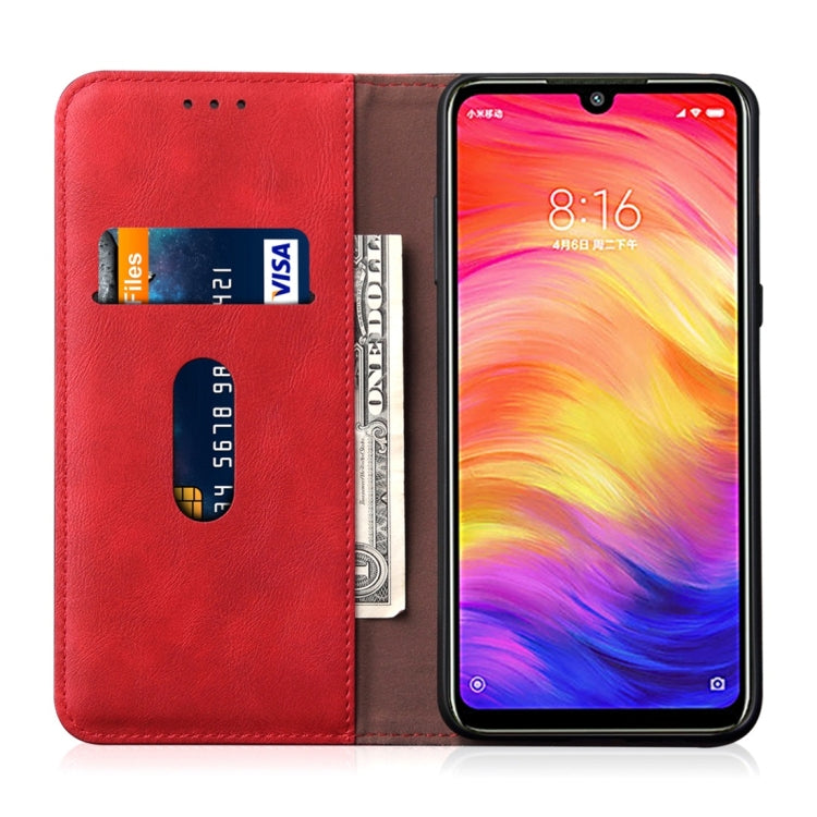 Casual Style Retro Crazy Horse Texture Horizontal Flip Leather Case for Xiaomi Redmi 7 / Y3 / S3, with Card Slots & Holder & Wallet