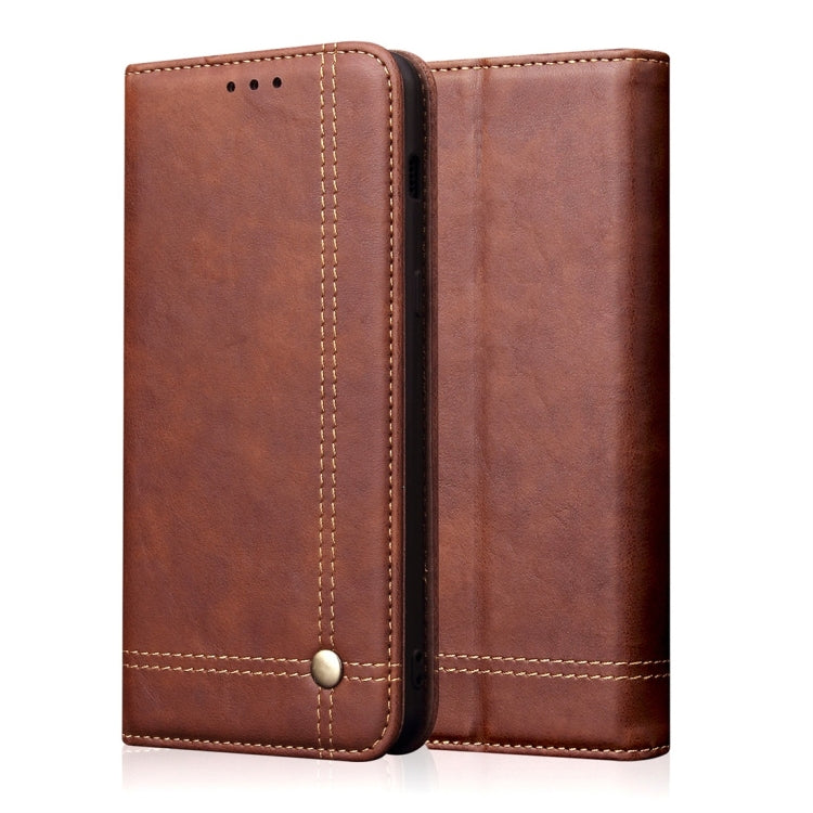 Casual Style Retro Crazy Horse Texture Horizontal Flip Leather Case for Xiaomi Redmi Note 7 / Note 7 Pro, with Card Slots & Holder & Wallet