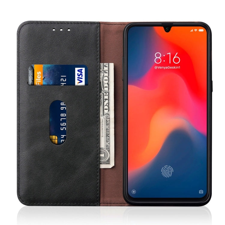 Casual Style Retro Crazy Horse Texture Horizontal Flip Leather Case for Xiaomi Mi 9, with Card Slots & Holder & Wallet