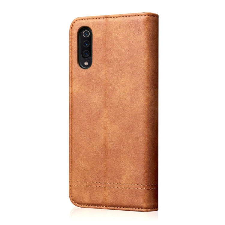 Casual Style Retro Crazy Horse Texture Horizontal Flip Leather Case for Xiaomi Mi 9, with Card Slots & Holder & Wallet