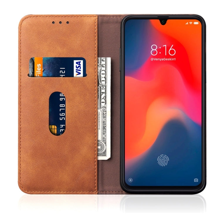 Casual Style Retro Crazy Horse Texture Horizontal Flip Leather Case for Xiaomi Mi 9, with Card Slots & Holder & Wallet