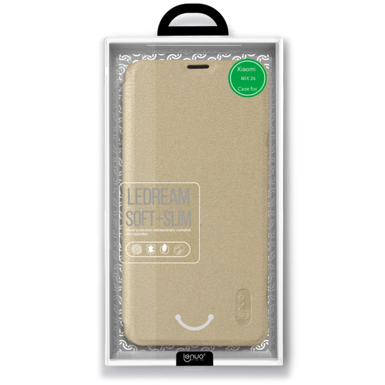 Lenuo Ledream Series Litchi Texture Horizontal Flip PU Leather Case for Xiaomi Mi Mix 2S, with Card Slot