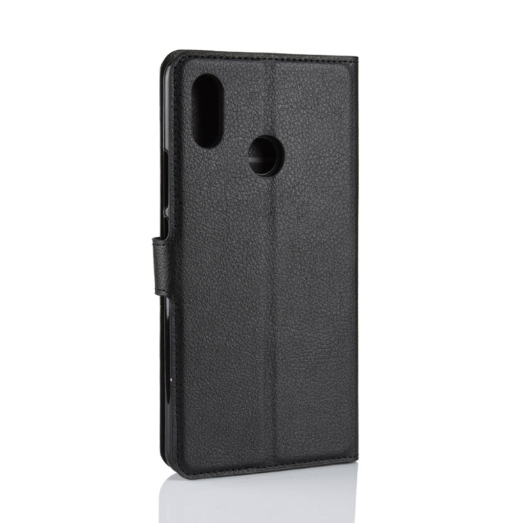 Litchi Texture Horizontal Flip Leather Case for Xiaomi Mi Max 3, with Wallet & Holder & Card Slots
