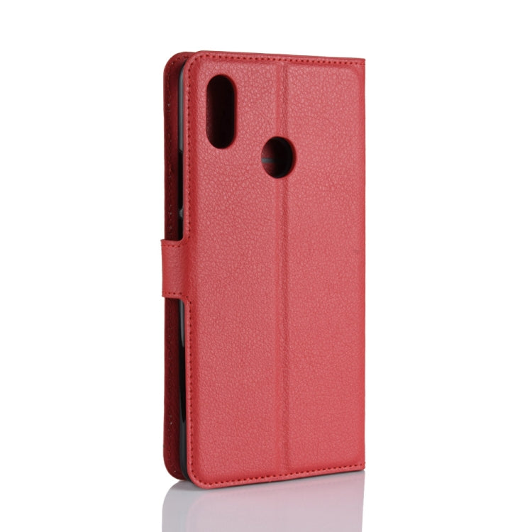 Litchi Texture Horizontal Flip Leather Case for Xiaomi Mi Max 3, with Wallet & Holder & Card Slots