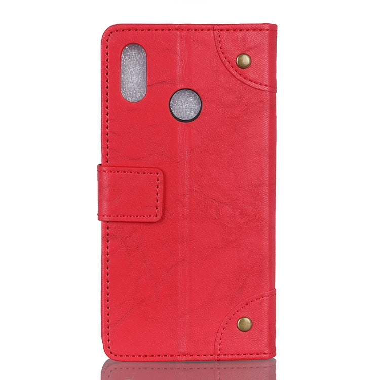 Copper Buckle Retro Crazy Horse Texture Horizontal Flip Leather Case for Xiaomi Mi 8 SE, with Holder & Card Slots & Wallet