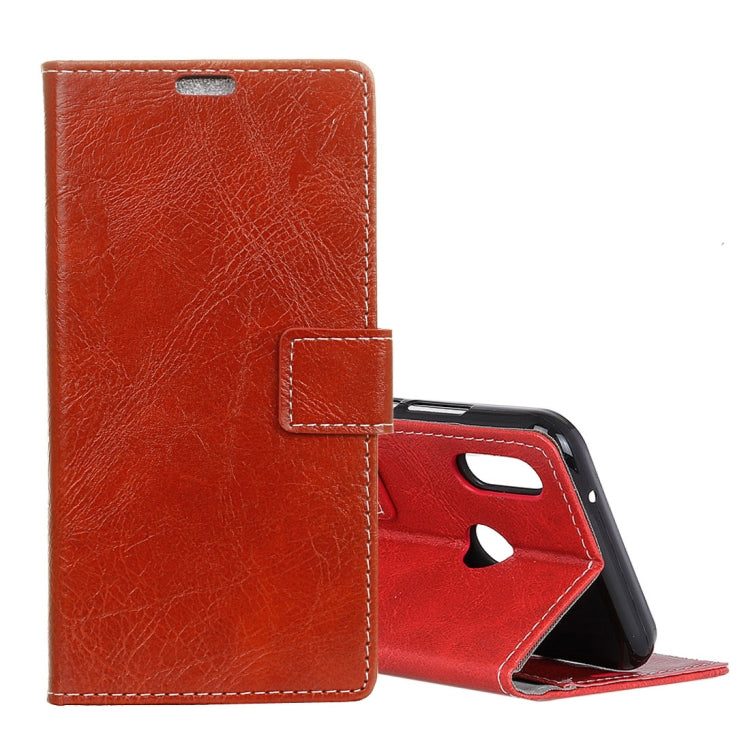 Retro Crazy Horse Texture Horizontal Flip Leather Case for Xiaomi Redmi S2, with Holder & Card Slots & Wallet & Photo Frame