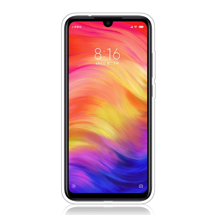 Glittery Powder Shockproof TPU Protective Case for Xiaomi Redmi Note 7, with 360 Degree Rotation Ring Holder