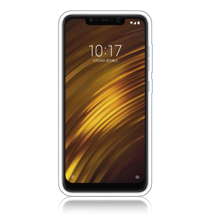 Glittery Powder Shockproof TPU Protective Case for Xiaomi Pocophone F1, with 360 Degree Rotation Ring Holder