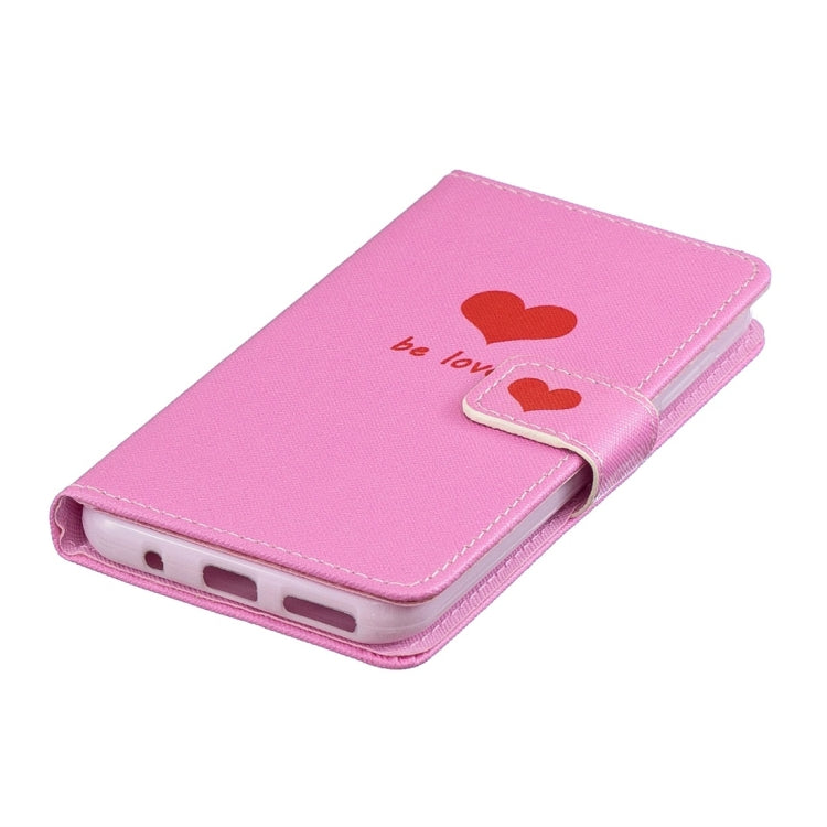 Heart Pattern Horizontal Flip Leather Case for Xiaomi Redmi Go, with Holder & Card Slots & Wallet